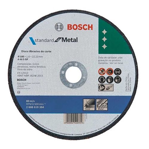 Disco De Corte 7" Bosch 2608619384 (9384)