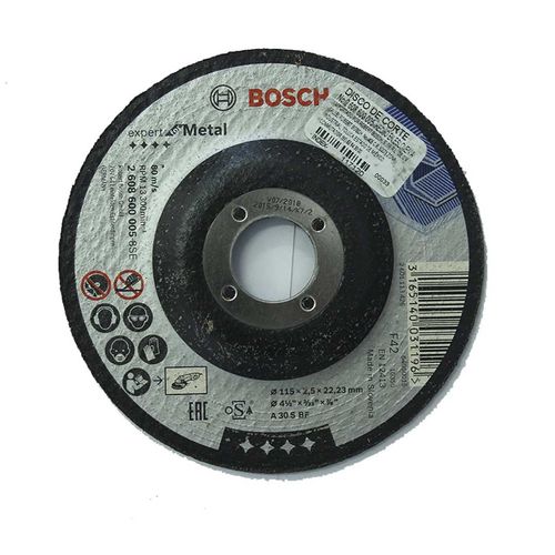 Disco De Corte Metal 4-1/2"X3/22"X7/8" Bosch