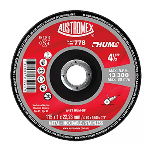 Disco Corte 4 1/2" Austromex 778