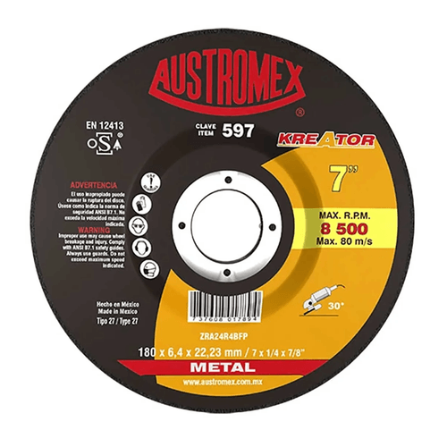 Disco Desbaste 7" Austromex 597